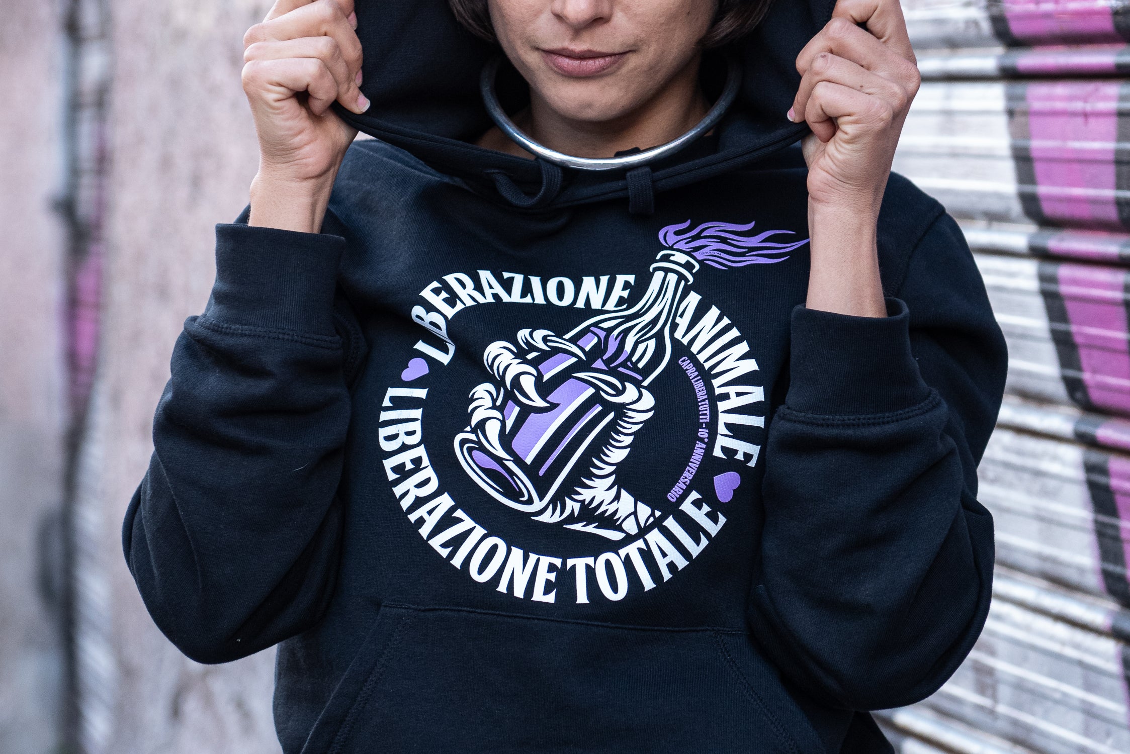 Felpa Liberazione Animale Liberazione Totale - 10th Birthday Limited Edition